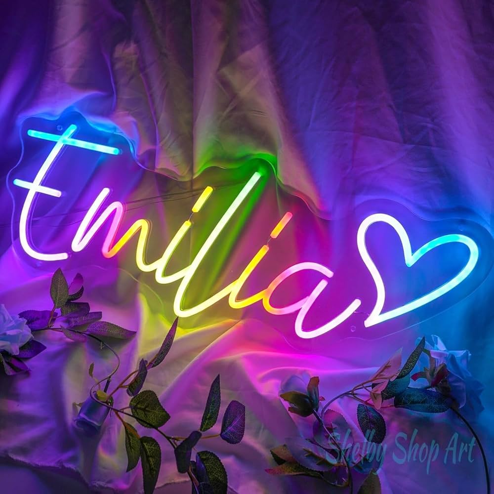 Name Floro  Neon Sign