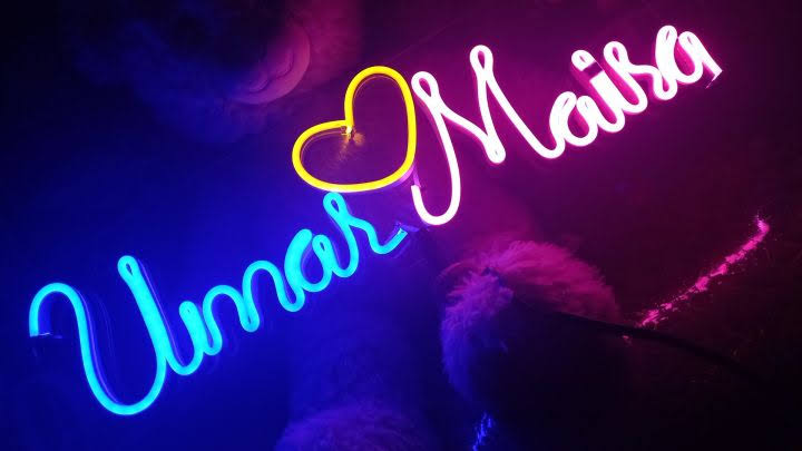 Name Floro  Neon Sign