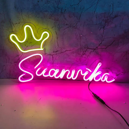 Name Floro  Neon Sign
