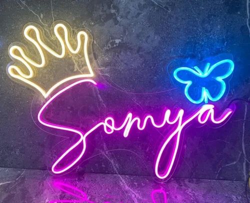 Name Floro  Neon Sign